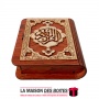 La Maison des Boîtes - Coffret Cadeau Muslim sous Forme de Livre en Bois  : Coran  et Chapelet (Sebha) - Tunisie Meilleur Prix (