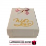 La Maison des Boîtes - Coffret Chocolat " My Love" - 6 piéces - Écru - Tunisie Meilleur Prix (Idée Cadeau, Gift Box, Décoration,
