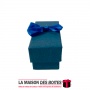 La Maison des Boîtes - Coffret Chocolat Rectangulaire avec Couvercle - 2 pièces - Bleu - Tunisie Meilleur Prix (Idée Cadeau, Gif
