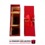 La Maison des Boîtes - Coffret Chocolat Rectangulaire avec Couvercle - 3 pièces - Rouge - Tunisie Meilleur Prix (Idée Cadeau, Gi