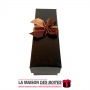 La Maison des Boîtes - Coffret Chocolat Rectangulaire avec Couvercle - 3 pièces - Noir - Tunisie Meilleur Prix (Idée Cadeau, Gif