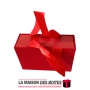 La Maison des Boîtes - Coffret Sac Chocolat Rectangulaire  - 6 pièces - Rouge Bordeau - Tunisie Meilleur Prix (Idée Cadeau, Gift