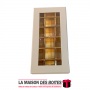 La Maison des Boîtes - Coffret Chocolat Rectangulaire avec Couvercle Transparent  - 18 pièces - Écru - Tunisie Meilleur Prix (Id