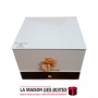 La Maison des Boîtes - Boîte Cadeaux Carré Pour Fleur & Chocolat - Blanc &  Noir - Tunisie Meilleur Prix (Idée Cadeau, Gift Box,