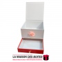 La Maison des Boîtes - Boîte Cadeaux Carré Pour Fleur & Chocolat - Blanc &  Orangé - Tunisie Meilleur Prix (Idée Cadeau, Gift Bo