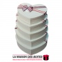 La Maison des Boîtes - Lot de 5 Boîtes Cadeaux Sous Forme de Cœur avec Couvercle - Écru - Tunisie Meilleur Prix (Idée Cadeau, Gi