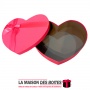 La Maison des Boîtes - Boîte Cadeaux Sous Forme de Cœur avec Couvercle - Rouge - (40x30x12cm) - Tunisie Meilleur Prix (Idée Cade