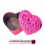 La Maison des Boîtes - Boîte Cadeaux Sous Forme de Cœur - Rose -(L:21x17x9cm) - Tunisie Meilleur Prix (Idée Cadeau, Gift Box, Dé