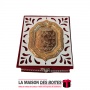 La Maison des Boîtes - Coffret Coran en Bois de-luxe avec Jolie Motif Métalliques Doré - Tunisie Meilleur Prix (Idée Cadeau, Gif
