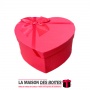 La Maison des Boîtes - Boîte Cadeaux Sous Forme de Cœur - Rouge -(L:24.5x21x12cm) - Tunisie Meilleur Prix (Idée Cadeau, Gift Box