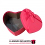 La Maison des Boîtes - Boîte Cadeaux Sous Forme de Cœur - Rouge -(M:18.5x15.5x9cm) - Tunisie Meilleur Prix (Idée Cadeau, Gift Bo