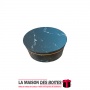 La Maison des Boîtes - Boîte Cadeaux Ovale, Motif de Marbre Noir (S:21x15 x11cm) - Tunisie Meilleur Prix (Idée Cadeau, Gift Box,