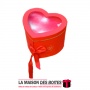 La Maison des Boîtes - Boîte Cadeaux Forme Cœur Triple Couche avec Couvercle Transparent Pour Fleur - Blanc - Tunisie Meilleur P