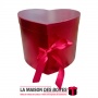 La Maison des Boîtes - Boîte Cadeaux Forme Cœur Double Couche avec Couvercle Pour Fleur - Rouge - Tunisie Meilleur Prix (Idée Ca