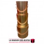 La Maison des Boîtes - Lot de 3 Boîtes Cadeaux de forme Cylindrique pour Fleur - Doré - Tunisie Meilleur Prix (Idée Cadeau, Gift