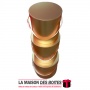 La Maison des Boîtes - Lot de 3 Boîtes Cadeaux de forme Cylindrique pour Fleur - Doré - Tunisie Meilleur Prix (Idée Cadeau, Gift