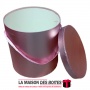 La Maison des Boîtes - Boîte Cadeaux de forme Cylindrique pour Fleur -Rose - (L:30x31.5cm) - Tunisie Meilleur Prix (Idée Cadeau,