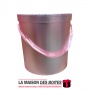 La Maison des Boîtes - Boîte Cadeaux de forme Cylindrique pour Fleur - Rose - (M:27x28.5cm) - Tunisie Meilleur Prix (Idée Cadeau