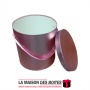 La Maison des Boîtes - Boîte Cadeaux de forme Cylindrique pour Fleur - Rose - (M:27x28.5cm) - Tunisie Meilleur Prix (Idée Cadeau