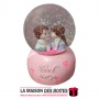 La Maison des Boîtes - Boule de Neige Musicale Lumineuse pour Saint-valentin "Eternal With You" - Tunisie Meilleur Prix (Idée Ca