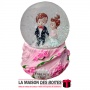 La Maison des Boîtes - Boule de Neige Musicale Lumineuse pour Saint-valentin "Forever Love" - Rose - Tunisie Meilleur Prix (Idée