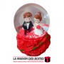 La Maison des Boîtes - Boule de Neige Musicale Lumineuse pour Saint-valentin "Forever Love" - Rouge - Tunisie Meilleur Prix (Idé