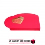 La Maison des Boîtes - Boite Cadeau de Chocolat "With Love "- Rouge - Tunisie Meilleur Prix (Idée Cadeau, Gift Box, Décoration, 