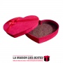 La Maison des Boîtes - Boite Cadeau Forme Cœur Pâtisserie & Chocolat avec Couvercle - Rouge - Tunisie Meilleur Prix (Idée Cadeau