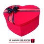 La Maison des Boîtes - Boîte Cadeaux Sous Forme de Cœur - Rouge - (L:31x27.5x13cm) - Tunisie Meilleur Prix (Idée Cadeau, Gift Bo