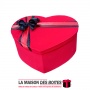 La Maison des Boîtes - Boîte Cadeaux Sous Forme de Cœur - Rouge - (M:27x23.5 x11cm) - Tunisie Meilleur Prix (Idée Cadeau, Gift B