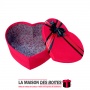 La Maison des Boîtes - Boîte Cadeaux Sous Forme de Cœur - Rouge - (M:27x23.5 x11cm) - Tunisie Meilleur Prix (Idée Cadeau, Gift B