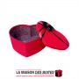 La Maison des Boîtes - Boîte Cadeaux Sous Forme de Cœur - Rouge - (S:22x18.5x9cm) - Tunisie Meilleur Prix (Idée Cadeau, Gift Box