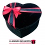 La Maison des Boîtes - Boîte Cadeaux Sous Forme de Cœur - Noir - (L:31x27.5x13cm) - Tunisie Meilleur Prix (Idée Cadeau, Gift Box