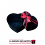 La Maison des Boîtes - Boîte Cadeaux Sous Forme de Cœur - Noir - (S:22x18.5x9cm) - Tunisie Meilleur Prix (Idée Cadeau, Gift Box,