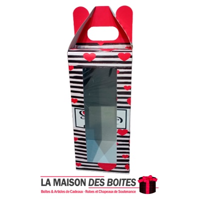 La Maison des Boîtes - Boite de cadeau Rectangulaire avec Couvert Transparent - Tunisie Meilleur Prix (Idée Cadeau, Gift Box, Dé