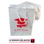 La Maison des Boîtes - Sac en Papier avec Poignées pour Soutenance - Blanc - Tunisie Meilleur Prix (Idée Cadeau, Gift Box, Décor