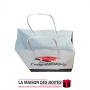 La Maison des Boîtes - Papier avec Poignées pour Soutenance - Blanc & Noir - Tunisie Meilleur Prix (Idée Cadeau, Gift Box, Décor