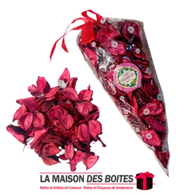 La Maison des Boîtes - Pot-pourri parfumé de Fleurs séchées Rose - Tunisie Meilleur Prix (Idée Cadeau, Gift Box, Décoration, Sou