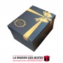 La Maison des Boîtes - Boîte Cadeau Rectangulaire - Noir & Jaune - (22x17x12.5cm) - Tunisie Meilleur Prix (Idée Cadeau, Gift Box