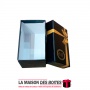 La Maison des Boîtes - Boîte Cadeau Rectangulaire - Noir & Jaune - (14x9.5x8.5cm) - Tunisie Meilleur Prix (Idée Cadeau, Gift Box