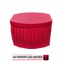 La Maison des Boîtes - Boîte Cadeau Rectangulaire avec Couvercle - Rouge - (M:22.5x19x16.3cm) - Tunisie Meilleur Prix (Idée Cade