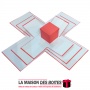 La Maison des Boîtes - Boîte Cadeau Carré Créative Explosion Surprise - Rouge - Tunisie Meilleur Prix (Idée Cadeau, Gift Box, Dé