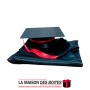 La Maison des Boîtes - Tenue & Chapeau Pour Soutenance - Noir avec Ruban Satiné Rouge - Tunisie Meilleur Prix (Idée Cadeau, Gift