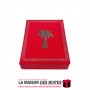 La Maison des Boîtes - Coffret  Pâtissière Rectangulaire - Rouge - (21x15.5x4 cm) - Tunisie Meilleur Prix (Idée Cadeau, Gift Box