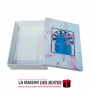 La Maison des Boîtes - Boite Cadeau Rectangulaire Blanc Désigne Porte Sidi Bou Saïd - Tunisie Meilleur Prix (Idée Cadeau, Gift B