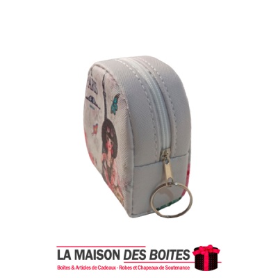 La Maison des Boîtes - Porte Monnaie Style Sac à Dos avec Anneau de Porte Clé - Tunisie Meilleur Prix (Idée Cadeau, Gift Box, Dé