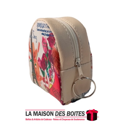 La Maison des Boîtes - Porte Monnaie Style Sac à Dos avec Anneau de Porte Clé - Tunisie Meilleur Prix (Idée Cadeau, Gift Box, Dé