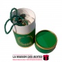 La Maison des Boîtes - Coffret Cadeau Prière Tapis et chapelet de luxe - Cadeau pour Ramadan - Vert & Doré - Tunisie Meilleur Pr