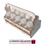 La Maison des Boîtes - Support en Bois de  10 Bouteilles de l'Eau Zamzam - Tunisie Meilleur Prix (Idée Cadeau, Gift Box, Décorat