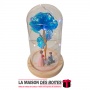 La Maison des Boîtes - Rose Eternelle de la Galaxie enchantée 24K en feuille d'or - Bleu Ciel - Tunisie Meilleur Prix (Idée Cade